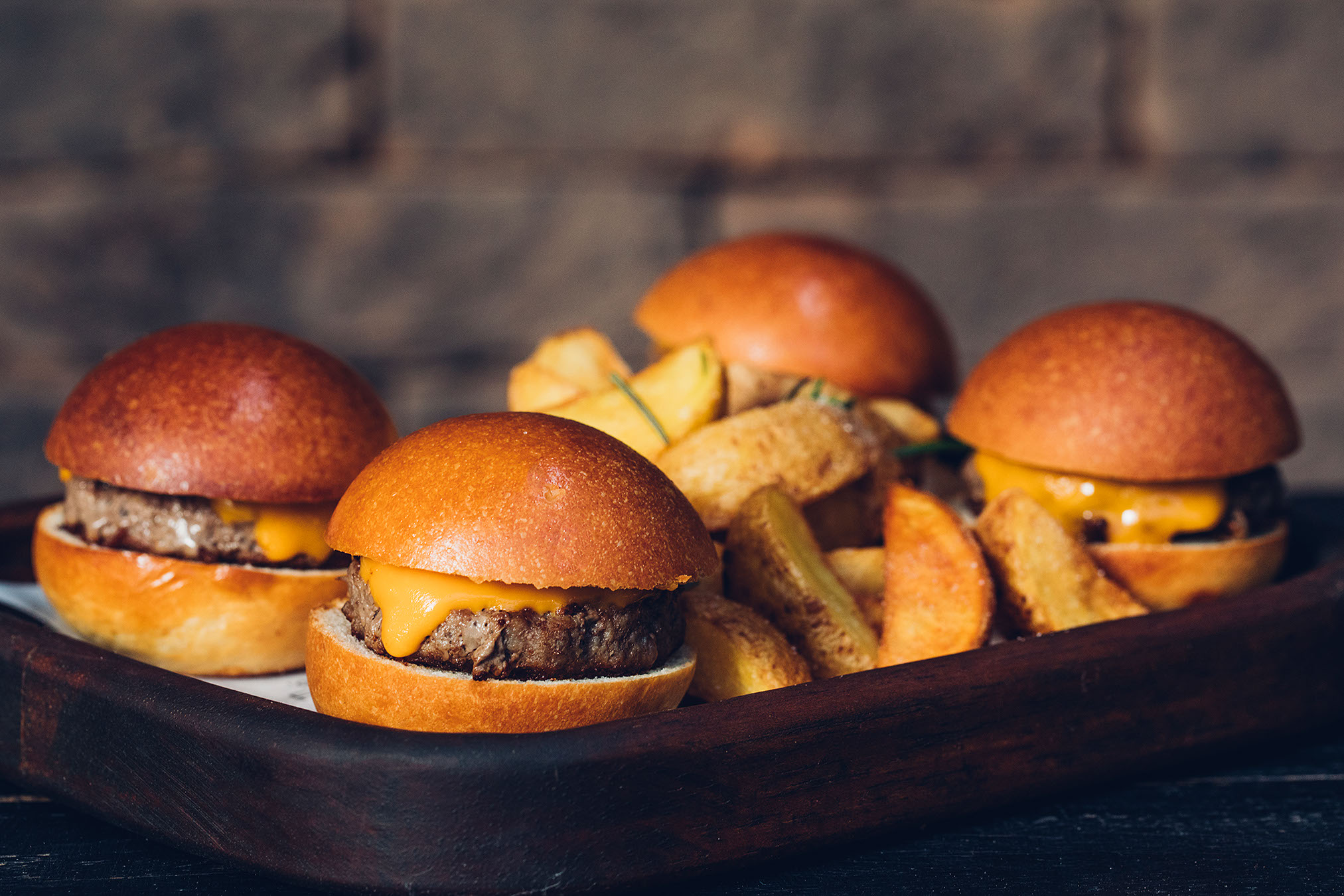 Mini cheeseburguer